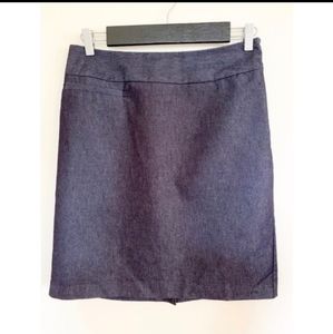 Merona Size 8 Denim Skirt Lined
